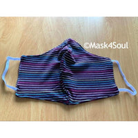 [Pack of 2] Reusable Washable  Cup Style Fabric Face Masks Handmade In Canada - Mask4Soul