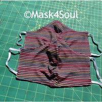 [Pack of 2] Reusable Washable  Cup Style Fabric Face Masks Handmade In Canada - Mask4Soul