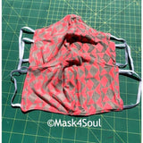 [Pack of 3] Reusable Washable  Cup Style Fabric Face Masks Handmade In Canada - Mask4Soul