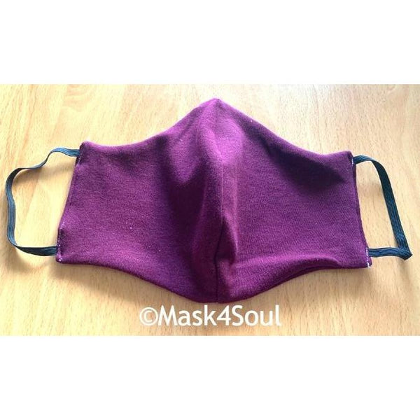 [Pack of 4] Reusable Washable Cup Style Fabric Face Masks Handmade In Canada - Mask4Soul