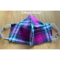[Pack of 5] Reusable Washable Cup Style Fabric Face Masks Handmade In Canada - Mask4Soul
